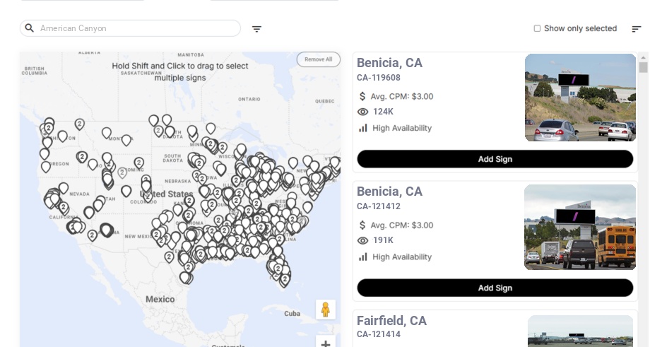 Infographic showing key insights and demographics for California, American Canyon Ca