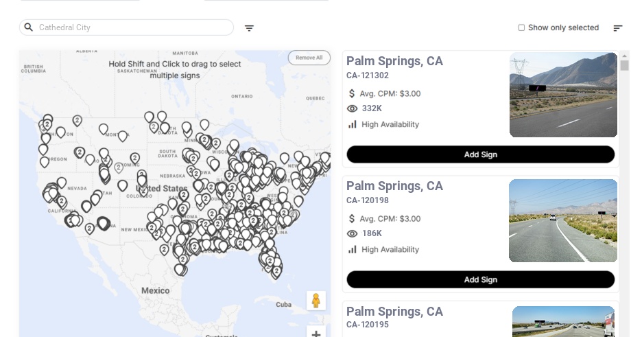 Infographic showing key insights and demographics for California, Cathedral City Ca