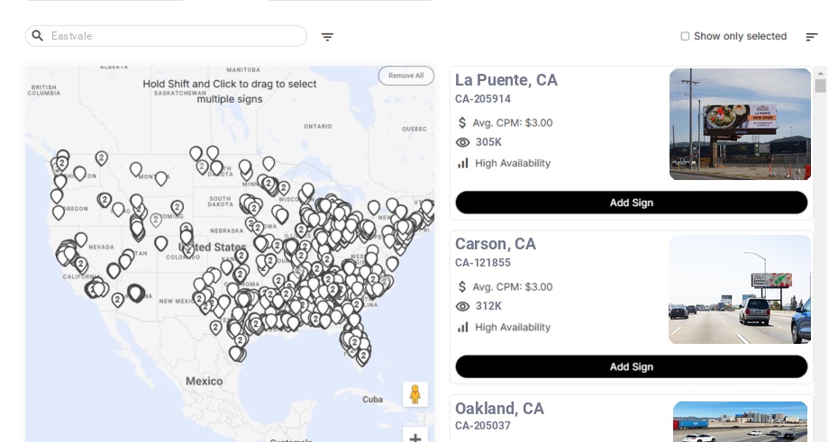 Infographic showing key insights and demographics for California, Eastvale