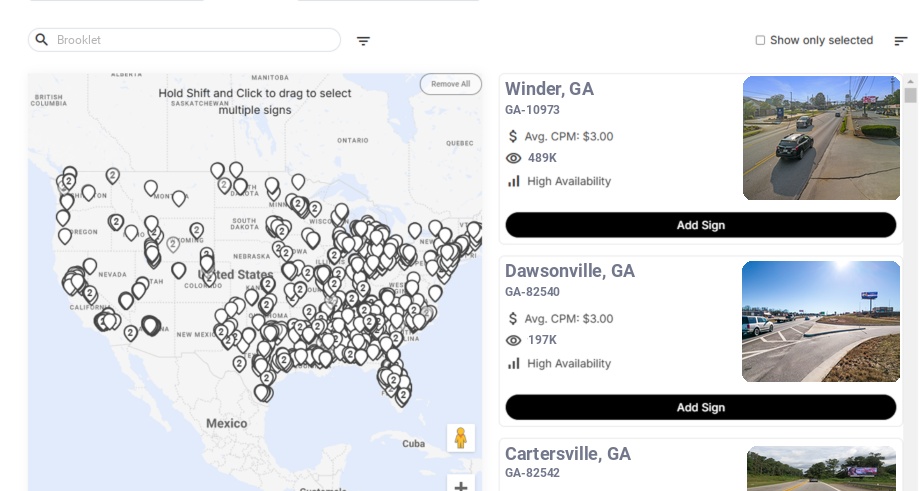 Infographic showing key insights and demographics for Georgia, Brooklet Ga
