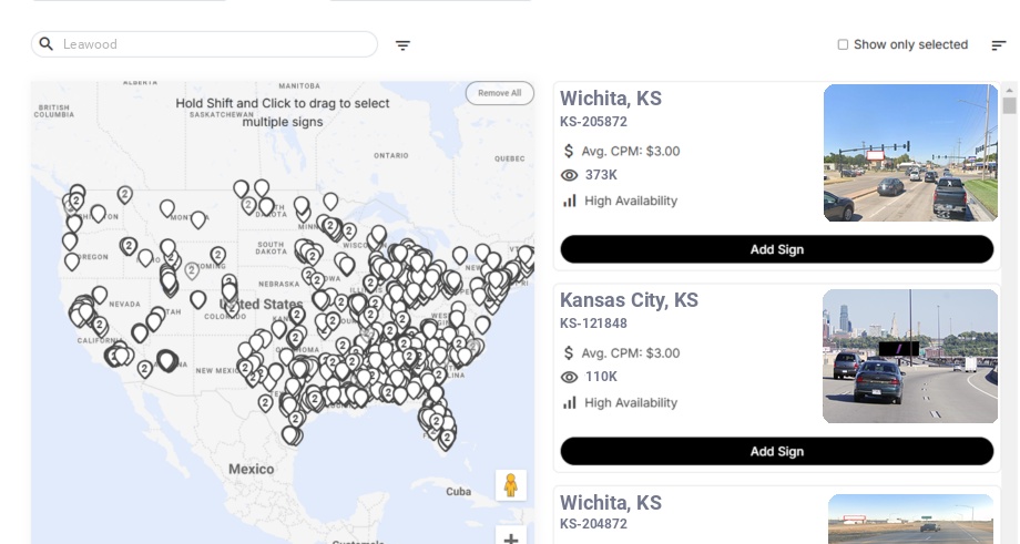 Infographic showing key insights and demographics for Kansas, Leawood Ks