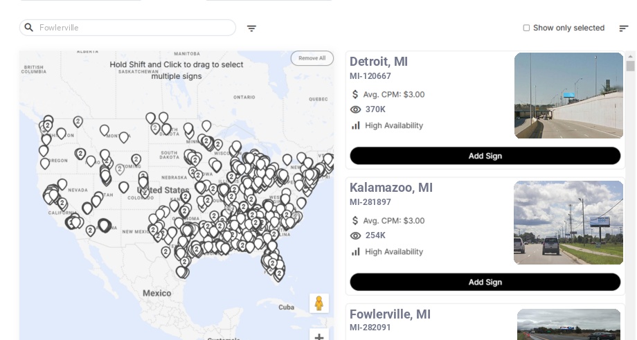 Infographic showing key insights and demographics for Michigan, Fowlerville Mi