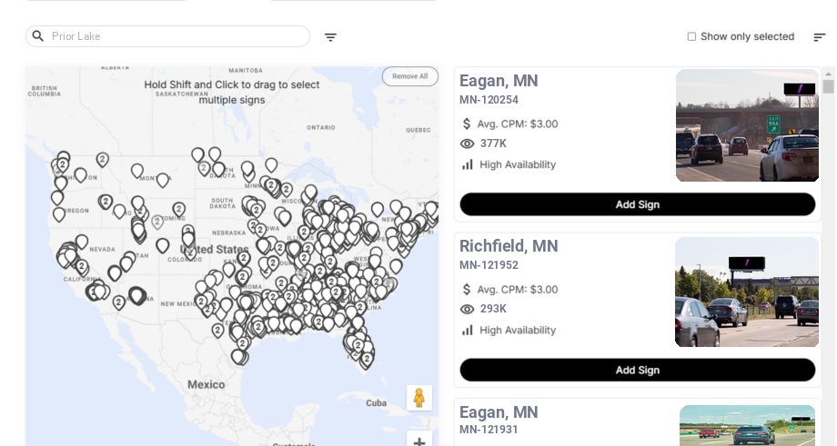 Infographic showing key insights and demographics for Minnesota, Prior Lake Mn