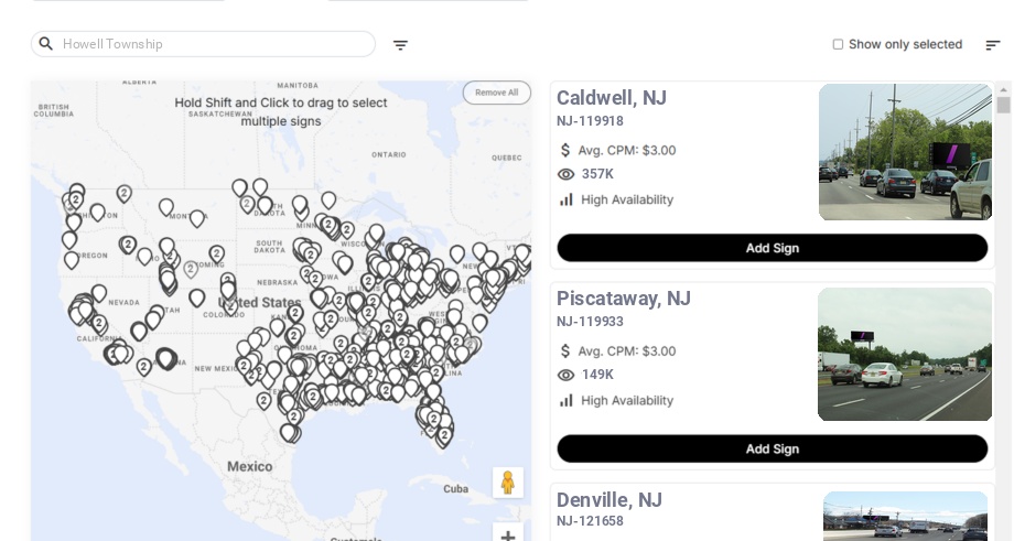 Infographic showing key insights and demographics for New Jersey, Howell Township Nj