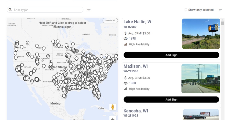 Infographic showing key insights and demographics for Wisconsin, Sheboygan Wi